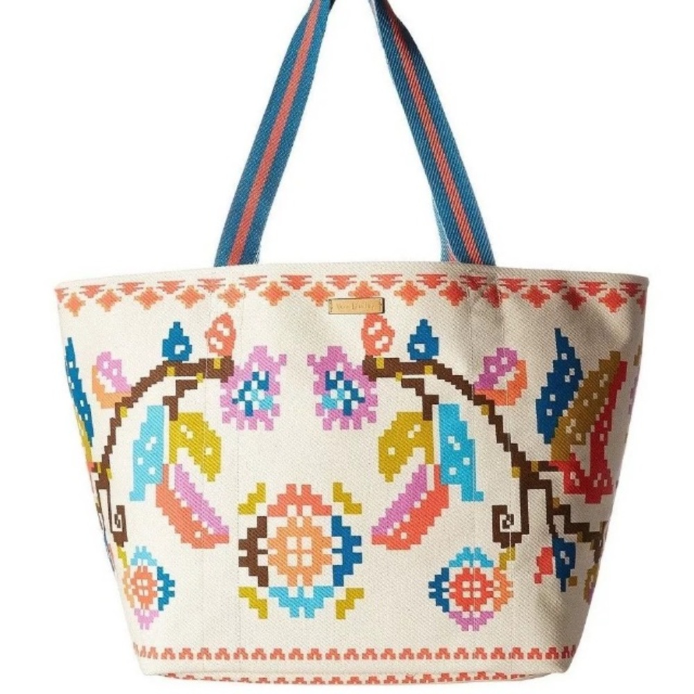 Vera Bradley  NWT Canvas Beach XL Tote
